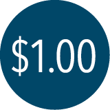 $1.00